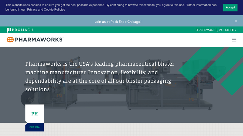 Blister Machines & Cartoners - Pharmaceutical Blister Packaging Solutions | Thermoforming Equipment | Pharmaworks