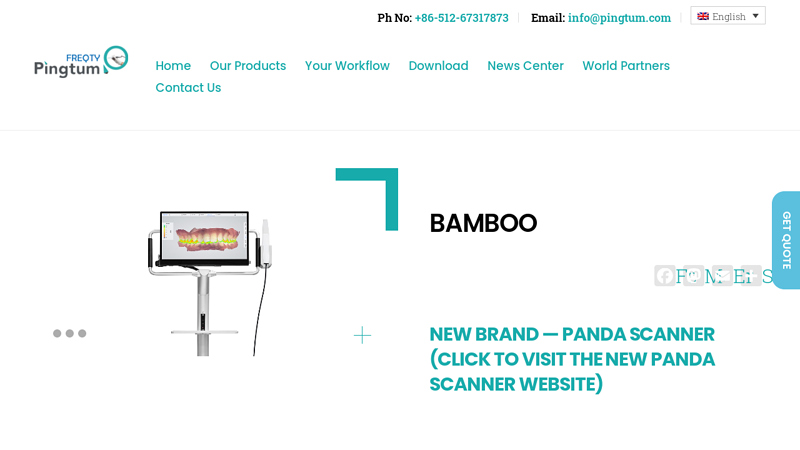 Image of China Intraoral Scanner | Digital Dental Chairside Solution