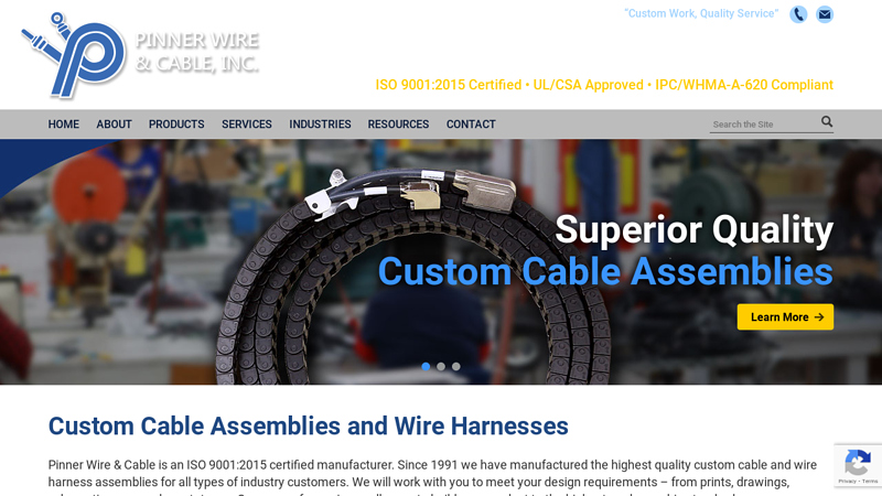 Custom Cable Assemblies Manufacturer | Wire Harnesses | Garland, TX