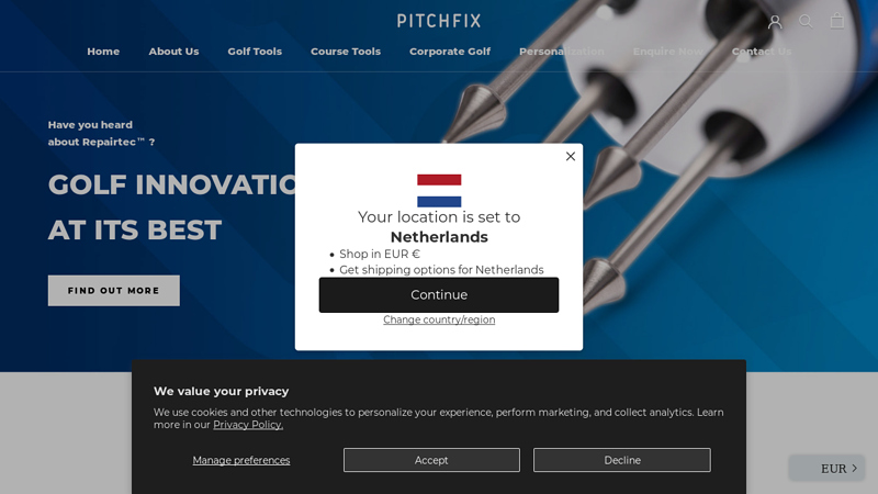 Worlds Best Divot Tools and Golf Accesories C PitchFix - Good for Greens