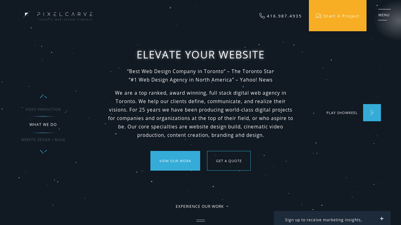Toronto Web Design Company & Web Development Agency | Pixelcarve