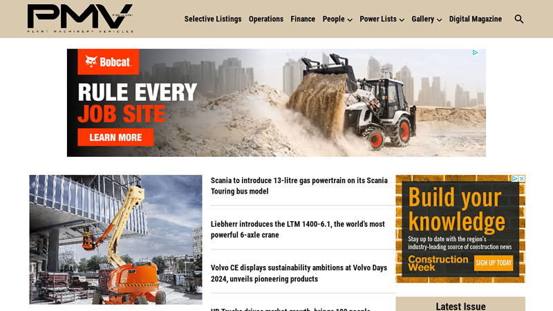 Plant Machinery Vehicles News and Updates in Dubai, UAE | PMV Middle East