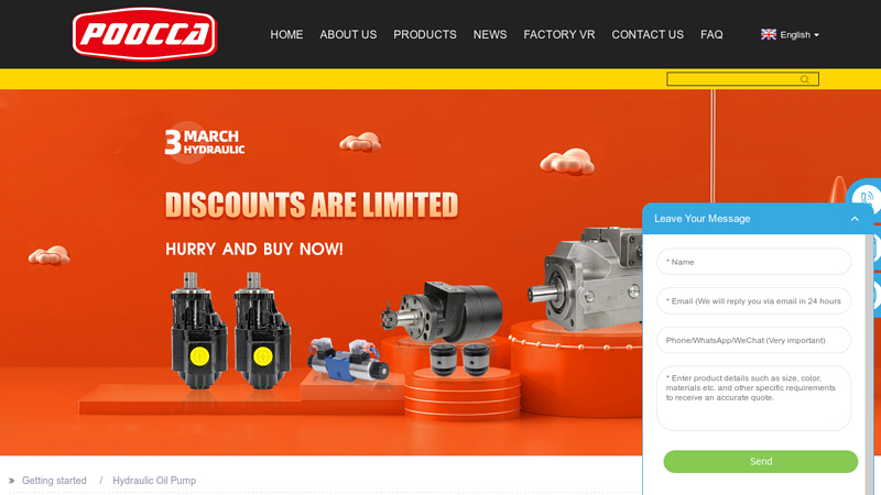 Image of China Hydraulic Oil Pump Manufacturer and Supplier, Factory | Poocca