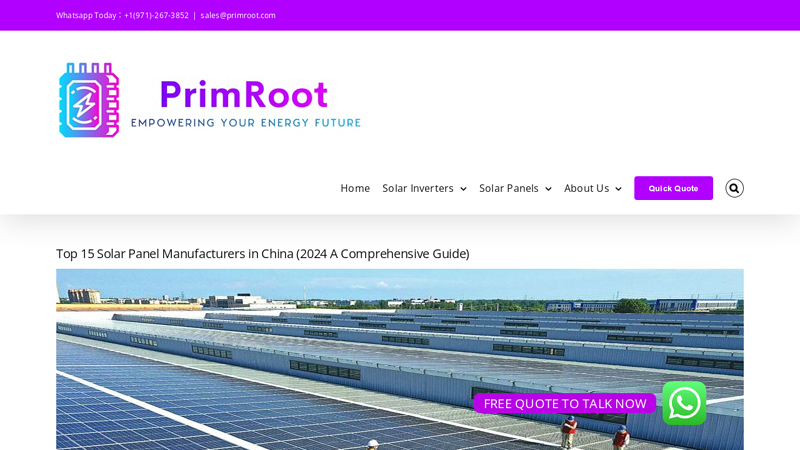 Image of Top 15 Solar Panel Manufacturers in China : 2024 Guide