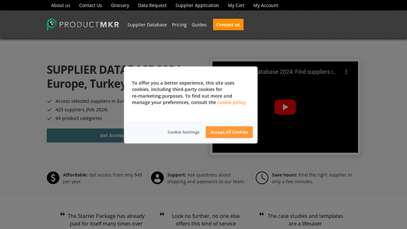 Supplier Directory 2024 - Factories in Europe, Turkey and Mexico