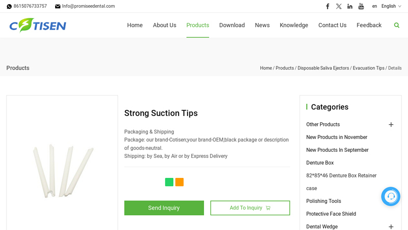 Image of China Strong Suction Tips Manufacturers