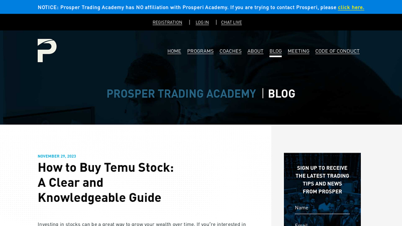 Image of How to Buy Temu Stock: A Clear and Knowledgeable Guide