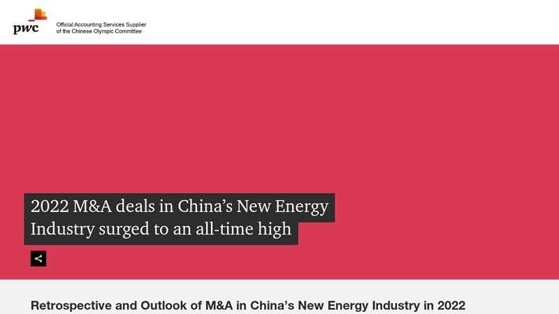 Image of 2022 M&A deals in China