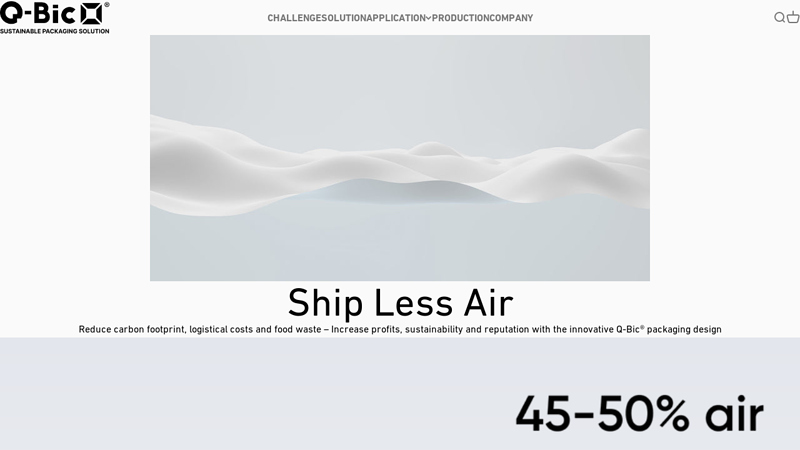 Q-Bic | Smart Packaging Industries | Ship less air.