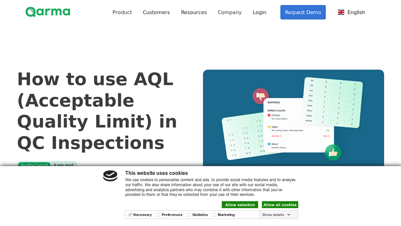 Image of How to use AQL (Acceptable Quality Limit) in QC Inspections