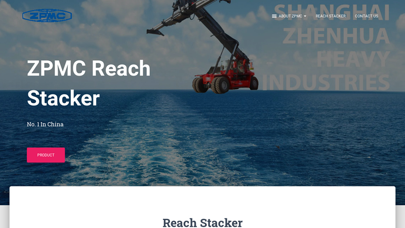 Image of ZPMC Reach Stacker