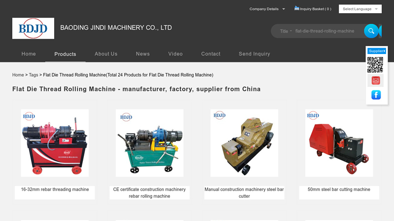 Image of Flat Die Thread Rolling Machine China Manufacturers & Suppliers & Factory