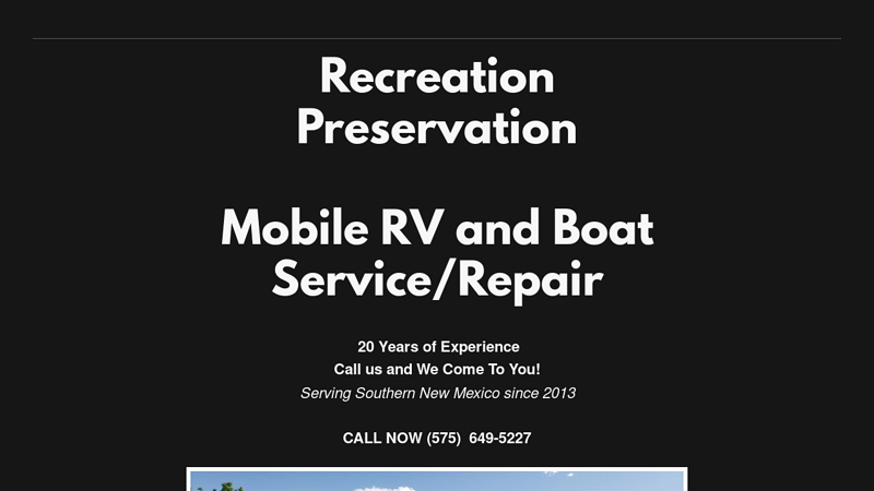 RV and Marine Service - Recreation Preservation