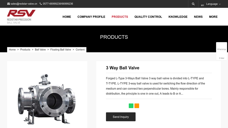 Image of China 3 Way Ball Valve Manufacturers and Factory