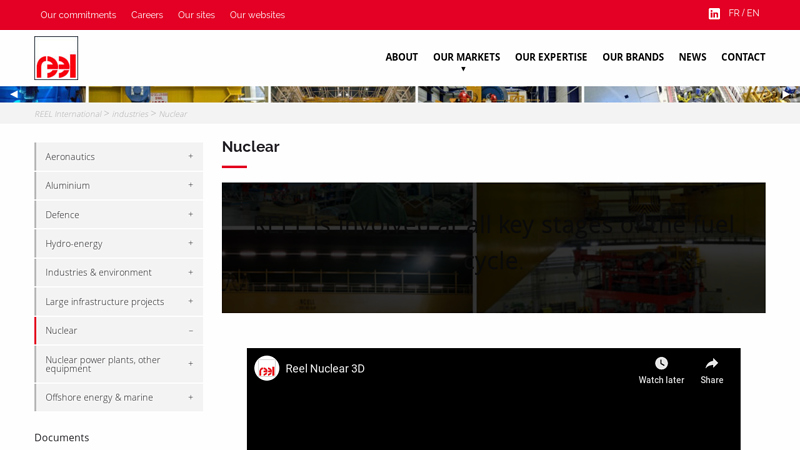 Image of Nuclear: fuel handling, maintenance engineering service