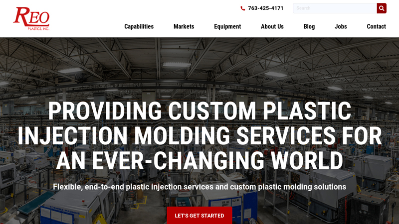 Plastic Injection Molding Company | REO Plastics | Minneapolis, Minnesota