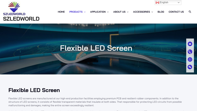Image of Flexible LED Screen Manufacturer in China