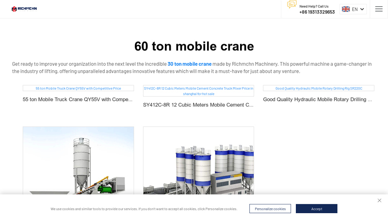 Image of 60 ton mobile crane Manufacturer & Supplier in China