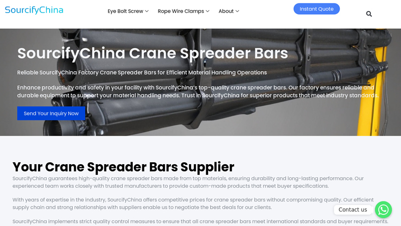 Image of Product crane spreader bars Manufacturer in China.Your Reliable Trusted ...