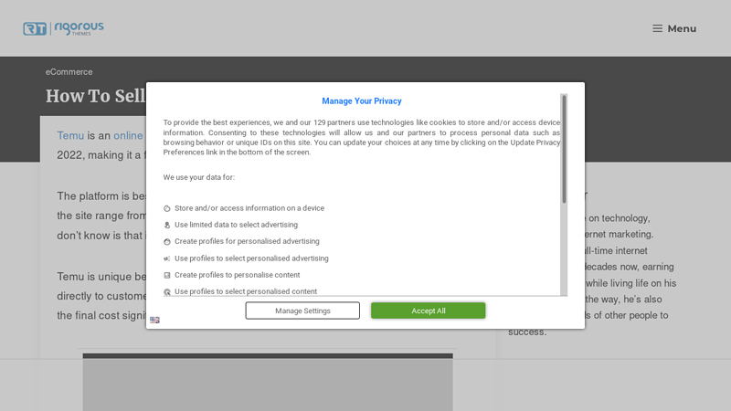 Image of How To Sell On Temu? Step By Step Guide