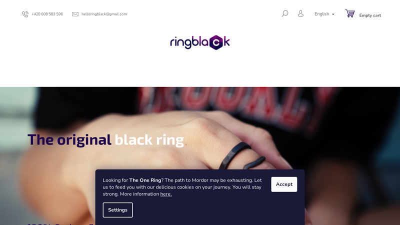 RINGBLACK.COM - black carbon jewelry | 100% original 200% COOL