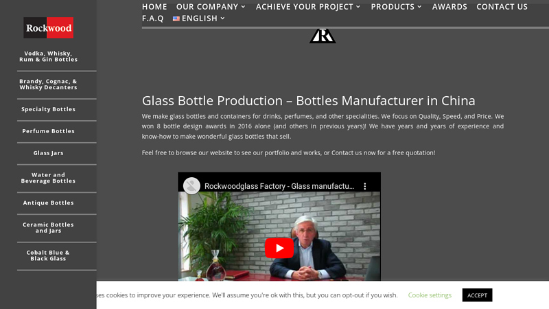 Image of Rockwood Glass Bottle Manufacturer In China