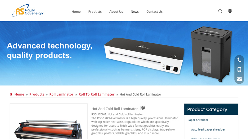 Image of China Wholesale hot and cold roll laminator Manufacturers & Suppliers