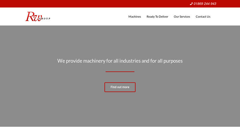 Welcome - RW Machines
