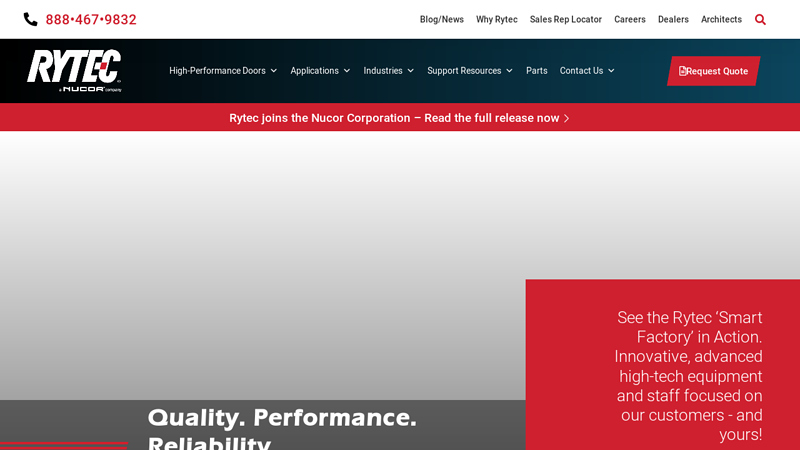 Commercial Overhead Doors | High Speed Industrial Doors | Rytec