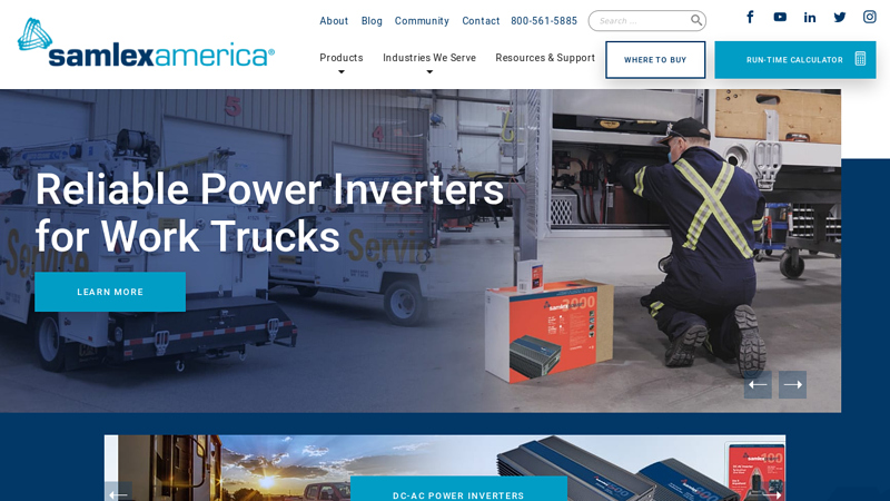 Samlex America | Power Inverters, Battery Chargers, Solar Panel Kits