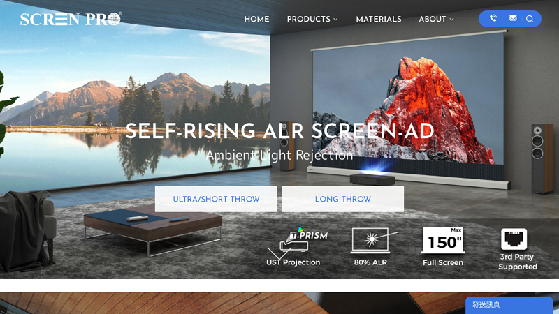 SCREENPRO Projector Screen Manufacturer