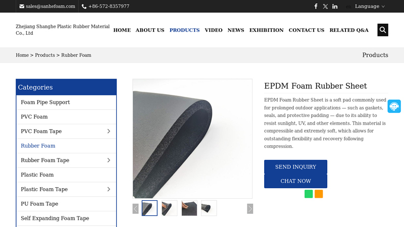 Image of EPDM Foam Sheet Manufacturers and Suppliers China