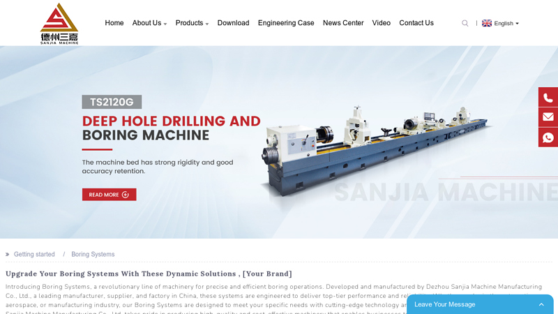 Image of China Boring Systems Manufacturer and Supplier, Factory | Sanjia