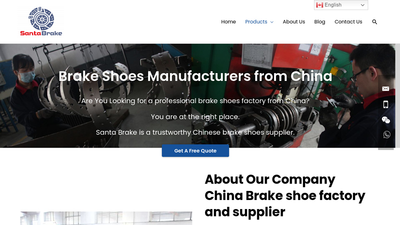 Image of China Brake Shoes Manufacturer and Supplier with Factory Price