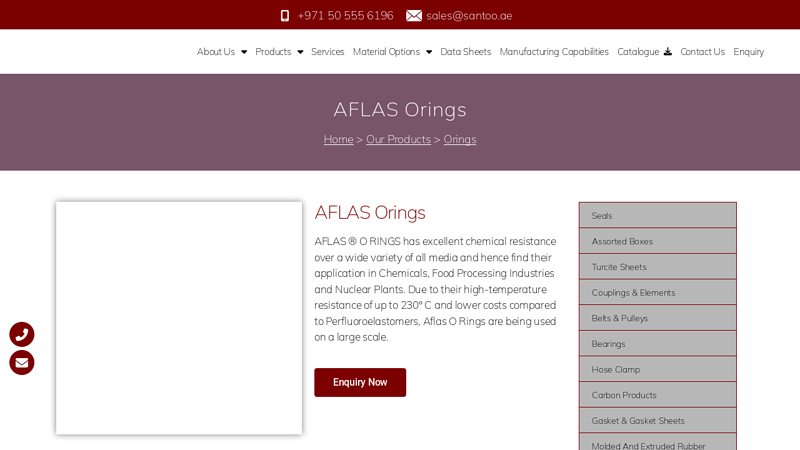 Image of AFLAS Orings