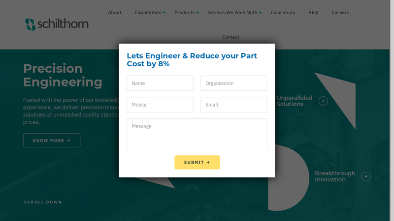 Precision Engineering & Manufacturing Company | Schilthorn Precision