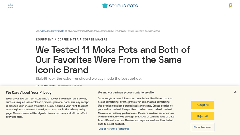 Image of The Moka Pots of 2024, Tested & Reviewed
