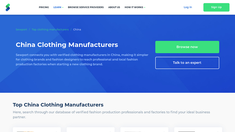 Image of China Clothing Manufacturers