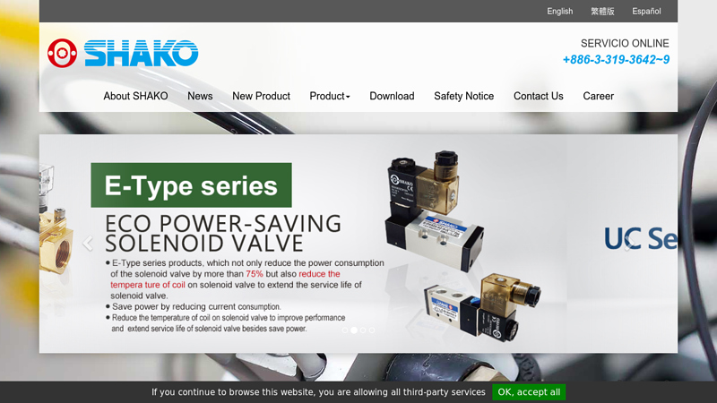 SHAKO : Best Choice of Pneumatic Components Suppliers from Taiwan