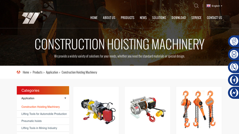 Image of China 2 Ton Hoist Crane Manufacturer and Supplier, Factory | SHARE HOISTS