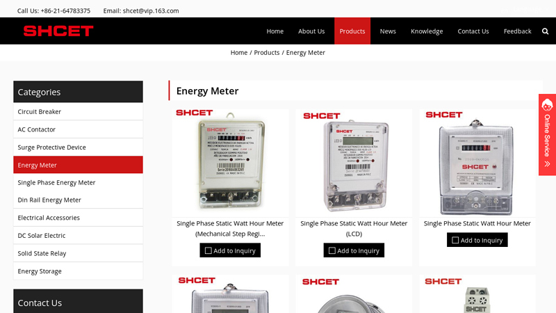 Image of China Energy Meter Suppliers, Manufacturers, Factory