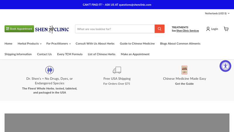 Shen Clinic: Herbs & Acupuncture Since 1987  shenclinic.com