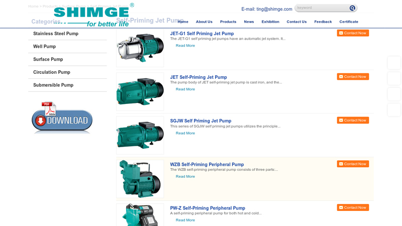 Image of China Self-Priming Jet Pump Manufacturers, Suppliers, Factory and ...