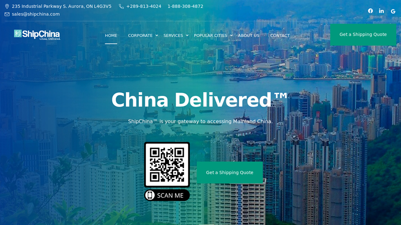 Ship to China From Canada | Cheapest Shipping to China From USA