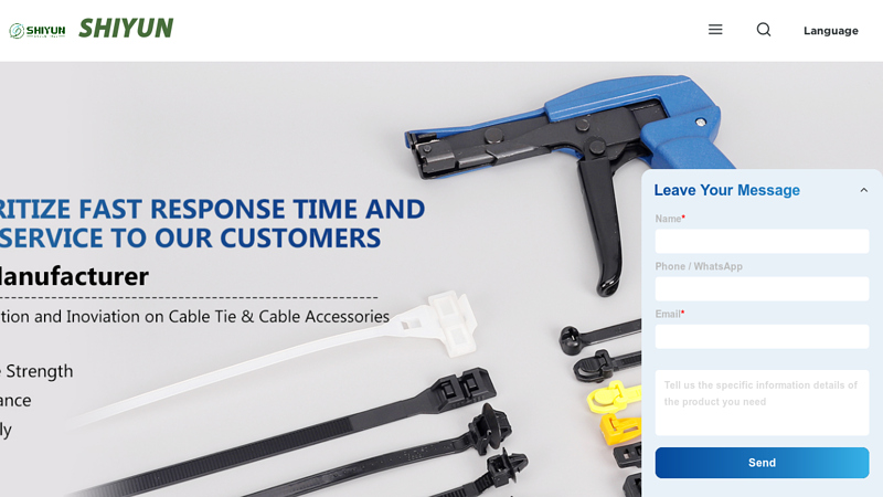 Image of Top Cable Tie Manufacturer and Supplier in China