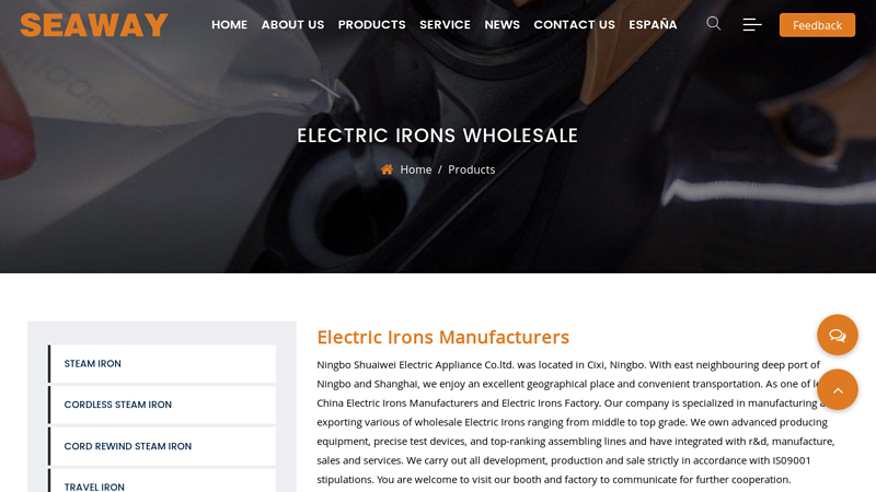 Image of Steam Irons Manufacturers, Wholesale Steam Irons Factory