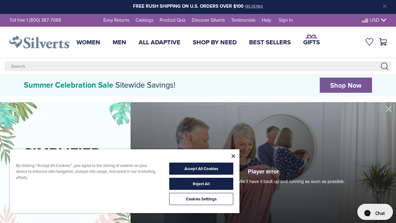 Adaptive Clothing for Seniors, Elderly & Disabled - Silverts