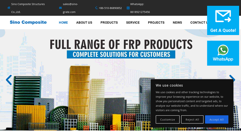 Image of China FRP Grating, FRP Profiles, Grating Clips Suppliers, Manufacturers ...