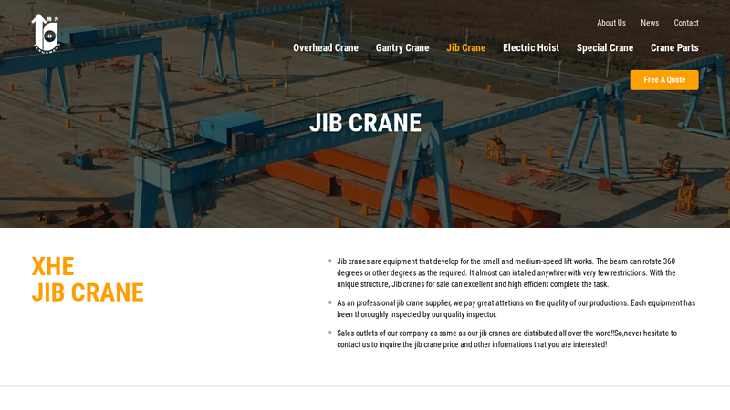 Image of Jib Crane Manufacturer, Supplier, Exporter From China