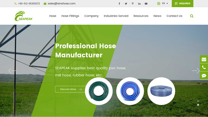 Hose Pipe & Hose Fittings Manufacturer/Supplier China | SEAPEAK